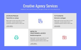 Creative Advertising Agency Services Html5 Responsieve Sjabloon