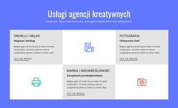 Usługi Agencji Reklamowej - Kreatywny, Uniwersalny Motyw WordPress
