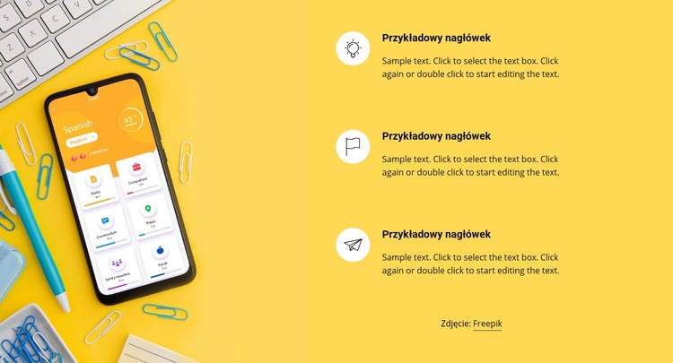 Kursy językowe online Projekt strony internetowej