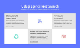 Usługi Agencji Reklamowej - Kod Szablonu HTML