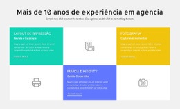 10 Anos De Experiência Em Design - Construtor De Sites Fácil De Usar