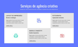 Serviços De Agência De Publicidade Criativa - Código Do Modelo HTML