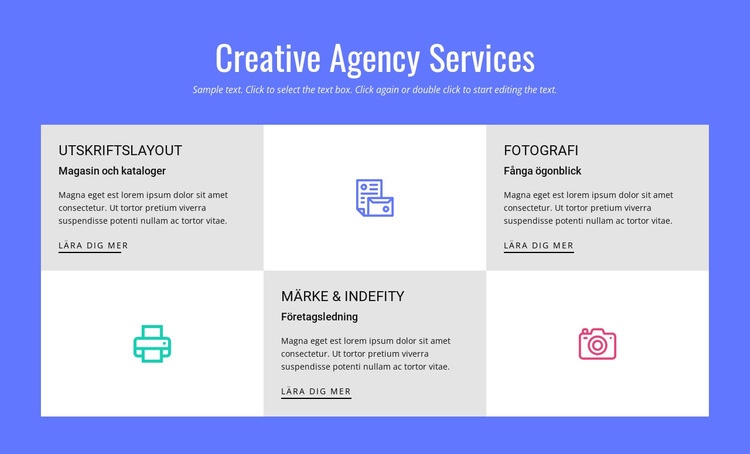 Creative Advertising Agency Services Mall