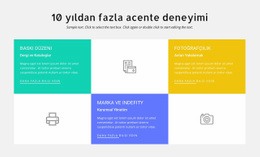 10 Yıllık Tasarım Tecrübesi - HTML5 Website Builder