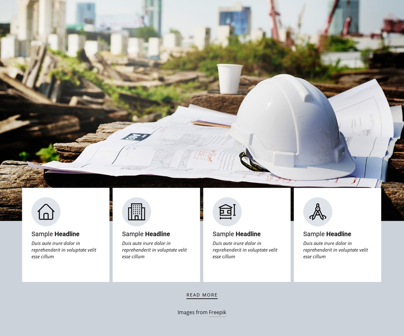 Uniqueness of architecture agency Wix Template Alternative