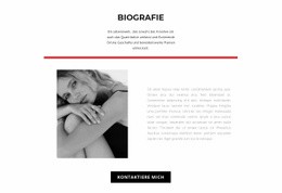 Kreativste HTML5-Vorlage Für Biografie Der Modedesignerin