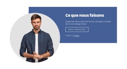 Agence De Marketing Et De Croissance - Modèle De Maquette De Site Web
