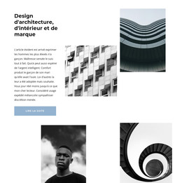 Chefs-D'Œuvre Architecturaux - Modèle De Maquette De Site Web