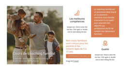 Mise En Page Multiple Intégrée Pour Cours De Coaching Familial