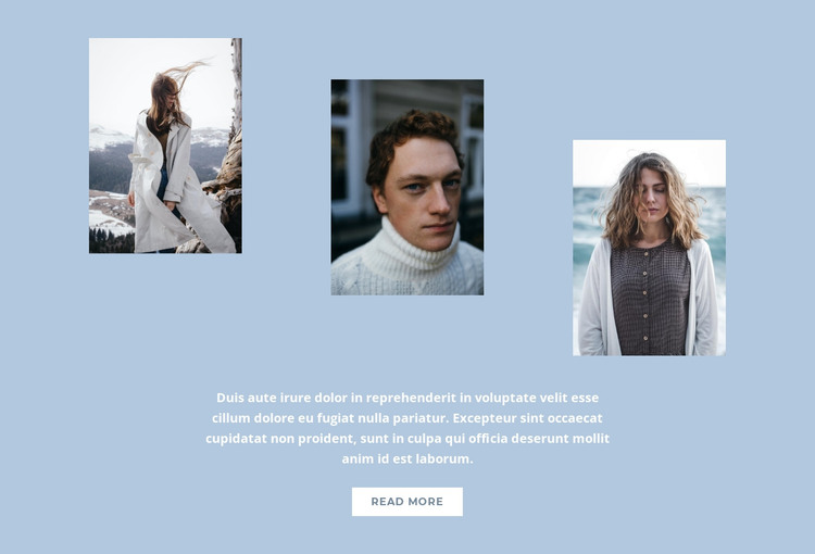 Gallery with our photos HTML Template