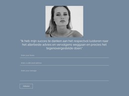 Websiteontwerp Voor Formulier Voor Het Verzenden Van Cv