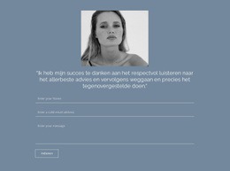 Formulier Voor Het Verzenden Van Cv - Websitesjablonen
