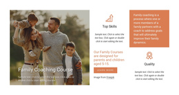 Family Coaching Course - Best One Page Template