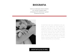 Biografia Projektanta Mody Szablon O Pełnej Szerokości