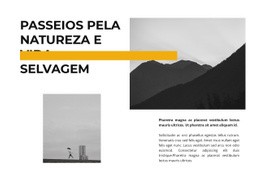 Passeios Para Lugares Desertos - Funcionalidade Construtor De Sites