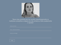 Formulário Para Envio De Currículo - Modelo Web Moderno