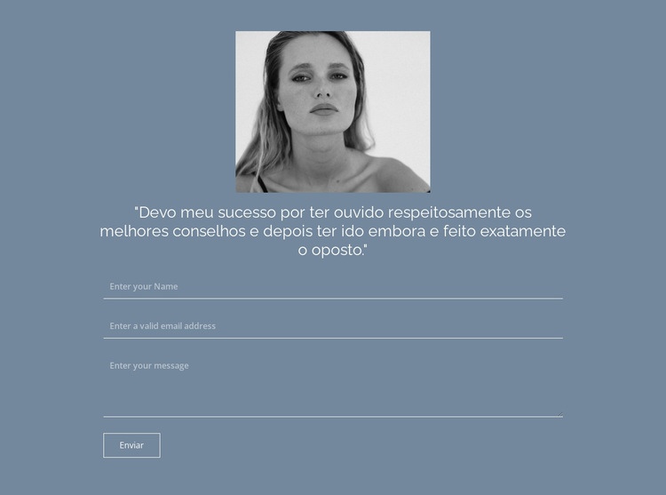 Formulário para envio de currículo Landing Page