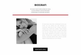 Modedesigners Biografi - Premium WordPress-Tema