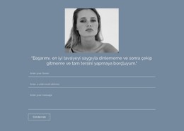Özgeçmiş Gönderme Formu Için Web Sitesi Tasarımı