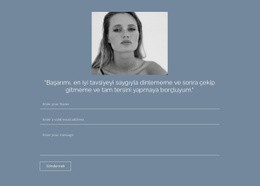 Özgeçmiş Gönderme Formu - Kullanıma Hazır HTML5 Şablonu