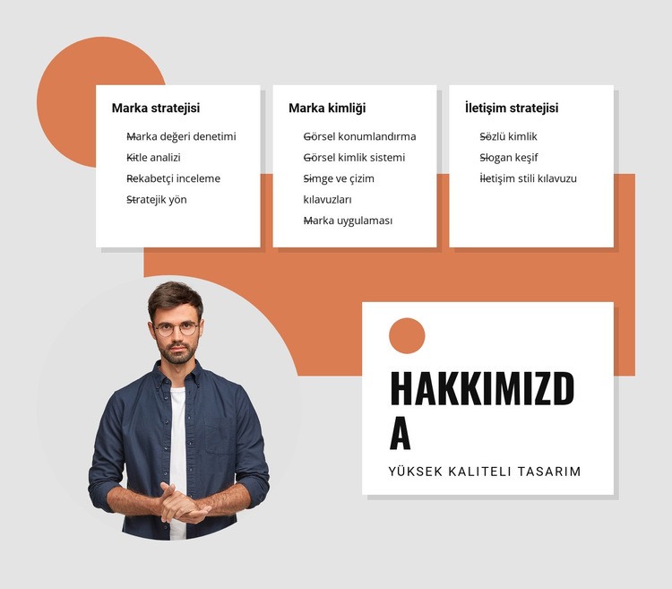 Yüksek kaliteli tasarım Web Sitesi Mockup'ı