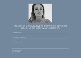 Özgeçmiş Gönderme Formu Web Sitesi Tasarımı