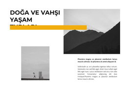 ıssız Yerlere Geziler - Özelleştirilebilir Profesyonel WordPress Teması