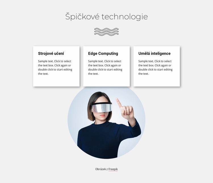 Špičkové technologie Šablona CSS