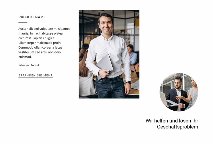 Strategische Beratung Website Builder-Vorlagen