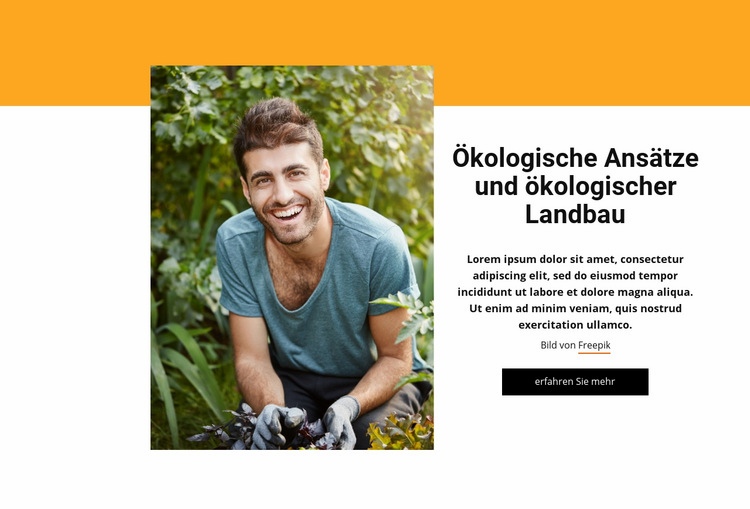 Integriertes Landwirtschaftssystem Website Builder-Vorlagen