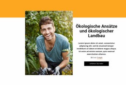 Website-Mockup-Tool Für Integriertes Landwirtschaftssystem