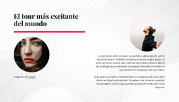 Impresionante Diseño Web Para El Tour Más Excitante Del Mundo