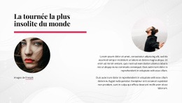 Superbe Conception Web Pour La Tournée La Plus Insolite Du Monde