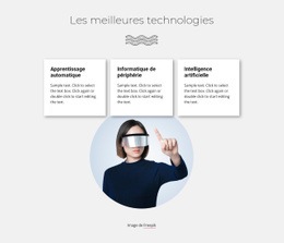 Modèle HTML5 Premium Pour Technologies De Pointe