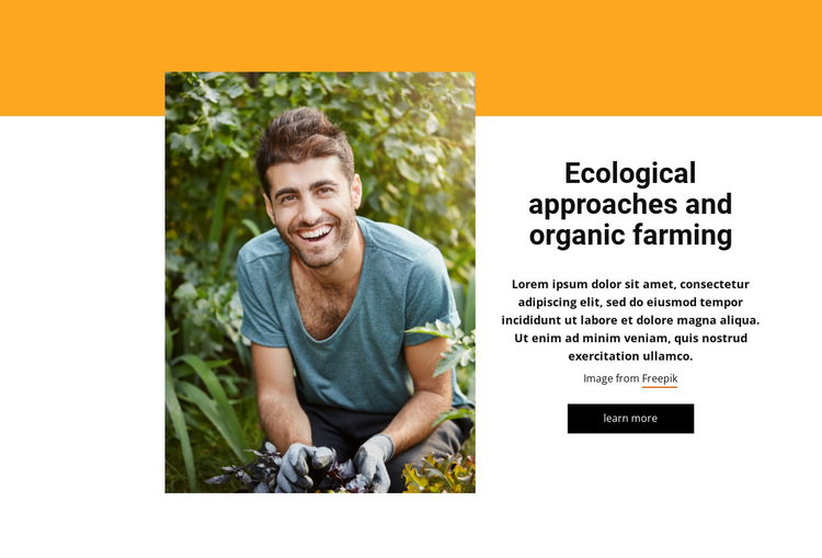 Integrated farming system HTML5 Template