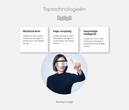 Toptechnologieën Ontwerpsjabloon