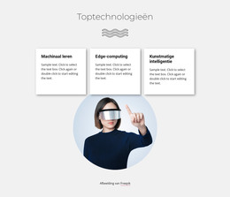 Responsieve HTML Voor Toptechnologieën