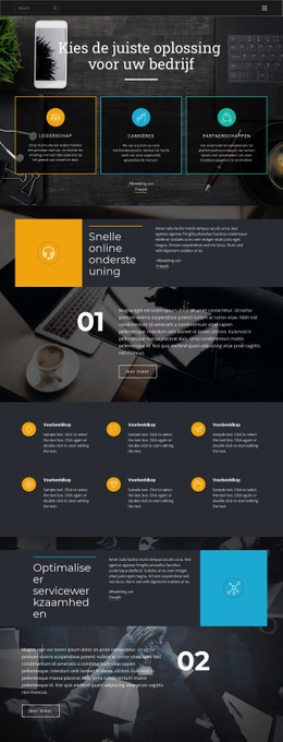 Juiste Oplossingen Voor Bedrijven - HTML-Sjabloon Downloaden