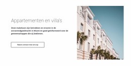 Appartementen En Villa'S - Creatief, Multifunctioneel Siteontwerp