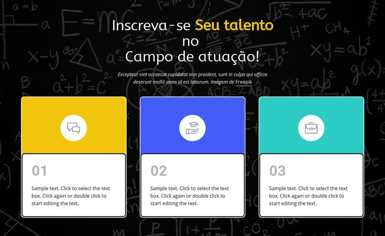 Educação infantil Modelos de construtor de sites