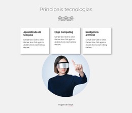 Modelo HTML5 Premium Para Principais Tecnologias