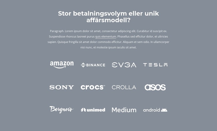 Vem arbetar vi med CSS -mall