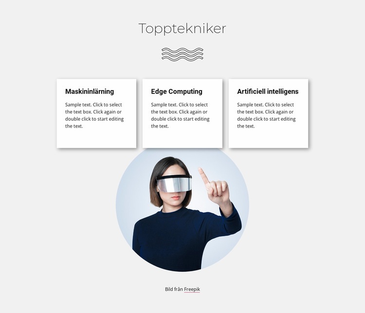 Topptekniker CSS -mall