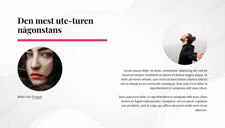 Den mest ute-turen någonstans WordPress -tema