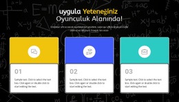 Çocuk Eğitimi - Herhangi Bir Cihaz Için Bir Sayfa Şablonu