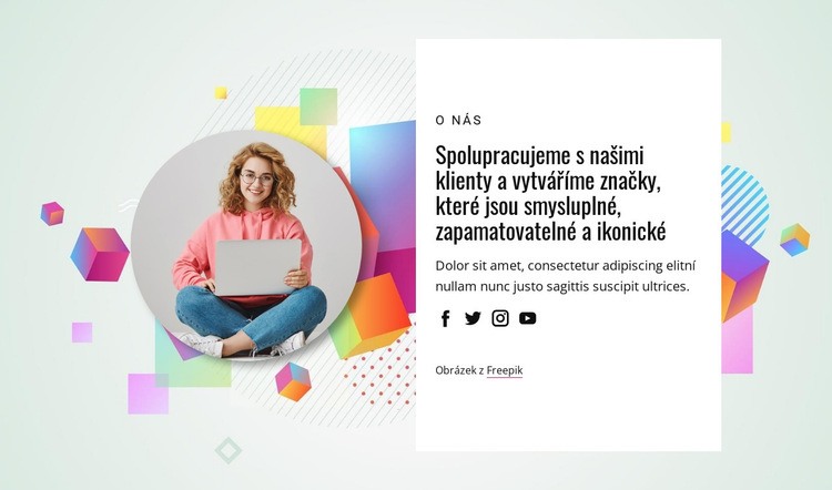 Vytváříme nezapomenutelné značky Šablona HTML