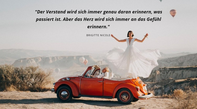 Hochzeitsagentur HTML Website Builder