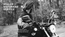 Service Für Ihr Motorrad – Anpassbare Professionelle HTML5-Vorlage