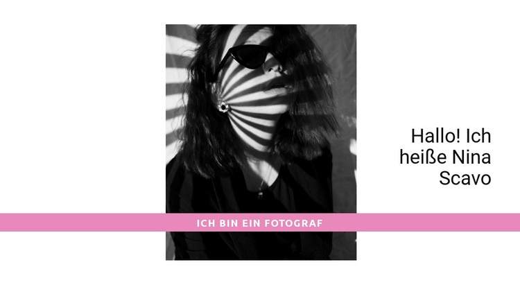 Der Top-Fotograf Website-Vorlage