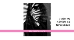 Impresionante Plantilla De Una Página Para El Mejor Fotógrafo